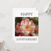 Mooie annatie gelukkig Jubileum Kaart (Voorkant / Achterkant in situ)