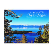MOOIE ANSICHTKAART VAN MEER TAHOE