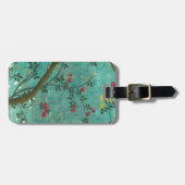 Mooie  antiek bloesem-vlinders bagagelabel (Voorkant horizontaal)