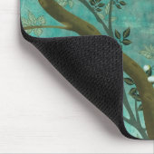 Mooie  antiek bloesem-vlinders muismat (Hoek)