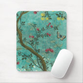 Mooie  antiek bloesem-vlinders muismat (Met muis)