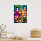 MOOIE ANTIEKSE POPPEN POSTER (Keuken)