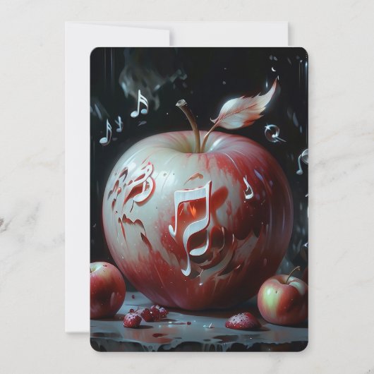mooie appel kaart (Voorkant)