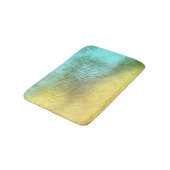 Mooie Aqua en gele Bath Mat (Gekanteld)