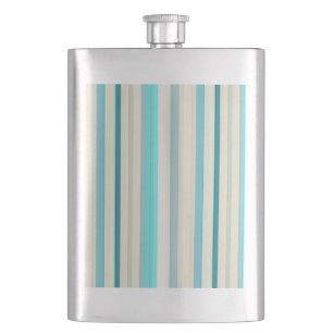Mooie aqua witte strepen flacon
