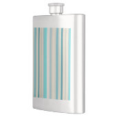 Mooie aqua witte strepen flacon (Links)