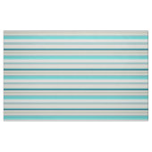 Mooie aqua witte strepen stof (Fat Quarter)