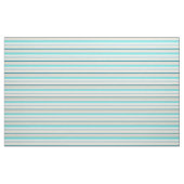 Mooie aqua witte strepen stof (Yard (91,4 cm))