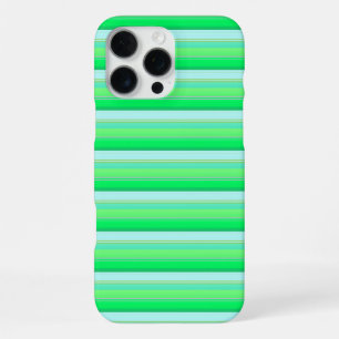 Mooie aquagroene strepen iPhone 16 pro max hoesje