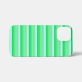 Mooie aquagroene strepen iPhone hoesje (Achterkant horizontaal)