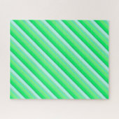 Mooie aquagroene strepen legpuzzel (Horizontaal)