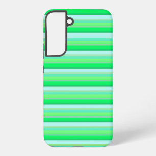 Mooie aquagroene strepen samsung galaxy hoesje