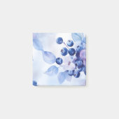 Mooie Aquarel Blauwebespatroon Post-it Notities Post-it® Notes (Voorkant)