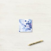 Mooie Aquarel Blauwebespatroon Post-it Notities Post-it® Notes (Op bureau)