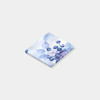 Mooie Aquarel Blauwebespatroon Post-it Notities Post-it® Notes