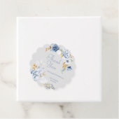 Mooie Aquarel Bloem Dank Je Bedankjes Labels (In situ)