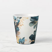 Mooie aquarel bloem latte mok (Voorkant)