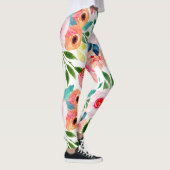 Mooie aquarel bloemen leggings (Rechts)