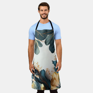 Mooie aquarel bloemen schort