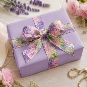 Mooie Aquarel Bloementuin Grosgrain Lint
