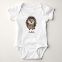 Mooie Aquarel Bosdier Egel Baby Naam