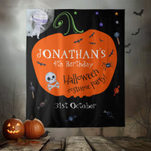 Mooie Aquarel Halloween Kinderen Foto Achtergrond