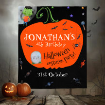 Mooie Aquarel Halloween Kinderen Foto Achtergrond