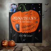 Mooie Aquarel Halloween Kinderen Foto Achtergrond