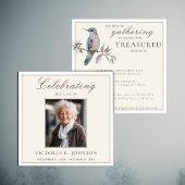 Mooie Aquarel Kolibrie Viering Van Het Leven Kaart