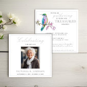 Mooie Aquarel Kolibrie Viering Van Het Leven Kaart