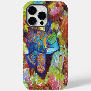 Mooie Aquarel Mandarijnpis Ontwerp  iPhone 14 Pro Max Hoesje