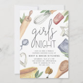 Mooie Aquarel Meiden Meidenav Uit Kookles Kaart (Voorkant)