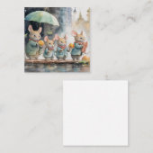 Mooie aquarel muis Kaart Notitiekaartje (Voorkant / Achterkant)