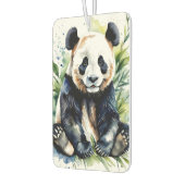 Mooie aquarel panda beer luchtverfrisser (Links)