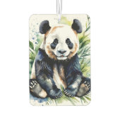 Mooie aquarel panda beer luchtverfrisser (Achterkant)