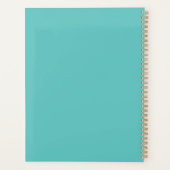 Mooie aquarel spat stijl uil planner (Achterkant)
