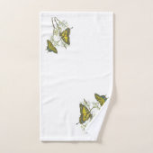 Mooie aquarel Swallowtail Butterfly Bad Handdoek (Handdoek)