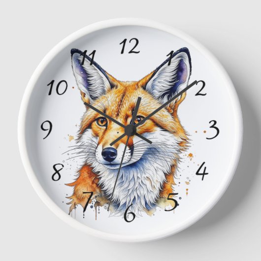 Mooie Aquarel Vos | Dierenliefhebbers (Voorkant)