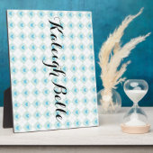 Mooie Argyle Fotoplaat (Zijkant)