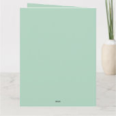 Mooie Arrangement van Kleurrijke Daisies op Sill Bedankkaart (Achterkant)