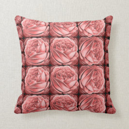 Mooie Array van Dusty Peach Rozen Kussen