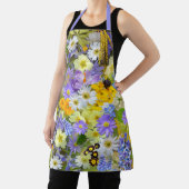 Mooie array van kleurrijke bloemen, schort (Insitu)