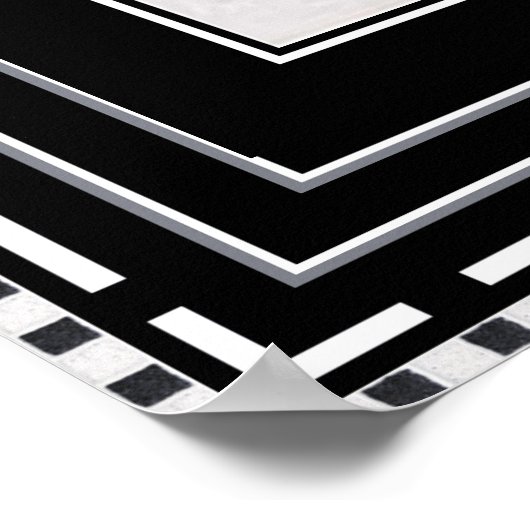 Mooie Art Deco-afdrukken Poster (Hoek)