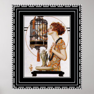 Mooie Art Deco-afdrukken Poster