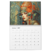 Mooie Art Deco brullende jaren 20 Kalender (Jan 2027)
