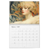Mooie Art Deco brullende jaren 20 Kalender (Feb 2027)