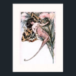 Mooie Art Deco Butterfly Fairy Poster<br><div class="desc">Een serie van zes kleine,  maar prachtige Art Deco-illustraties van mooie vlinderfeeën. Opmerking: het uitbreiden van dit afbeelding kan resulteren in een poster van slechte kwaliteit.</div>