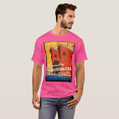 Mooie Art Deco Duitse cruiseschip Trav T-shirt (Voorkant volledig)