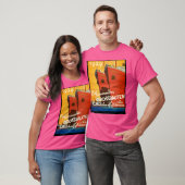 Mooie Art Deco Duitse cruiseschip Trav T-shirt (Unisex)