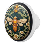 Mooie Art Nouveau Bee Keramische Knop (Rechts)